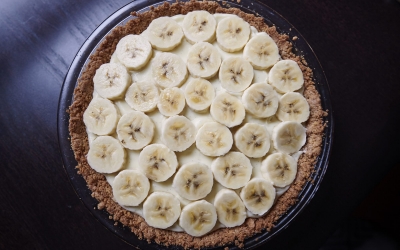 Banana Cream Pie with Salted Browned Butter Crust