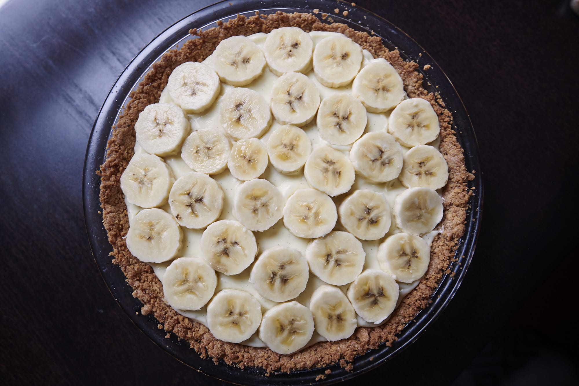 Banana Cream Pie with Salted Browned Butter Crust - Amelia Rampe