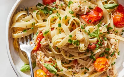 Crab Pasta with Browned Butter and Cherry Tomatoes (TheKitchn)