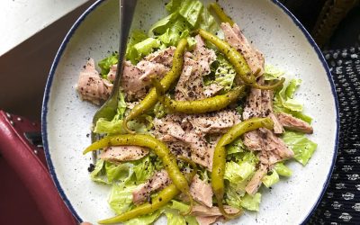 Tuna Romaine & Piparra Pepper Salad (TheKitchn)