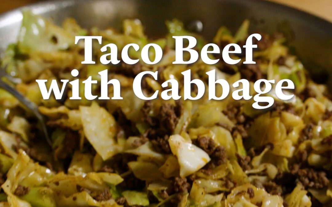 Taco Beef with Cabbage