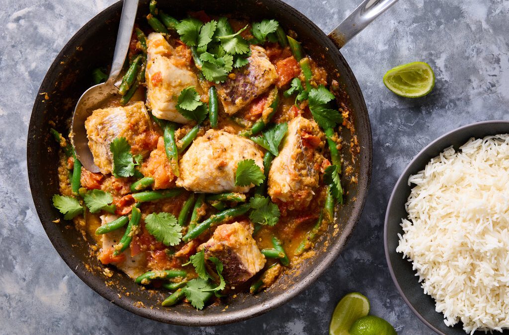 Gingery Fish With Green Beans (The New York Times)