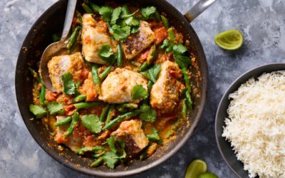 Gingery Fish With Green Beans (The New York Times)