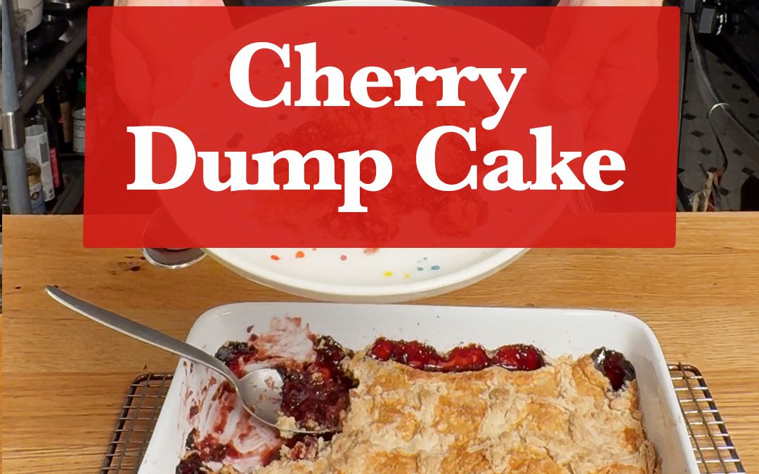 3-ingredient Cherry Dump Cake
