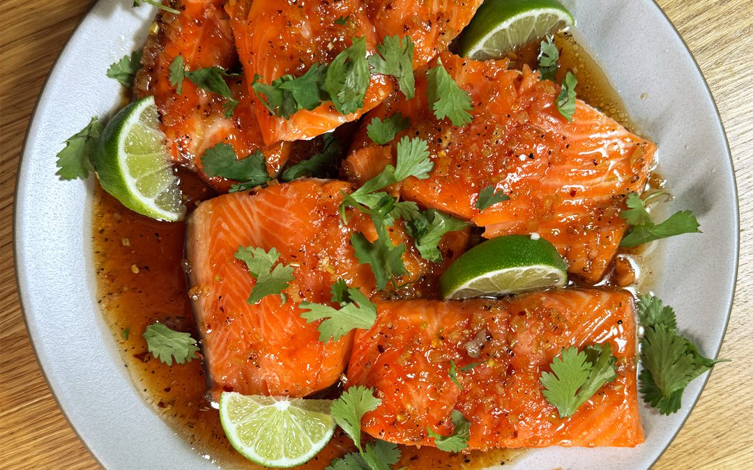 Salmon with Fish Sauce Caramel